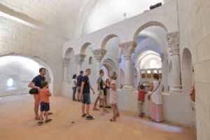 Montée au clocher de l’abbatiale  de Saint-Sever