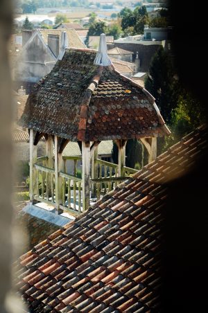 Montée au clocher de l’abbatiale  de Saint-Sever