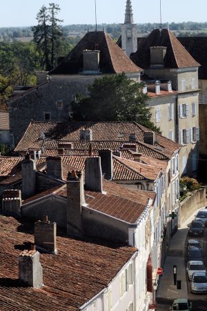 Montée au clocher de l’abbatiale  de Saint-Sever