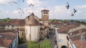 Montée au clocher de l’abbatiale  de Saint-Sever