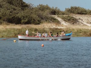 Initiation à l’aviron et balade sur la Pinasse