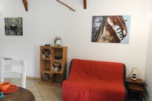 Gîte Dizart avec terrasse, chambre indépendante, climatisation