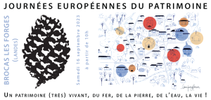 Brocas, un patrimoine (très) vivant : du fer, de la terre, de l’eau, la vie ! (J.E.P 2023)