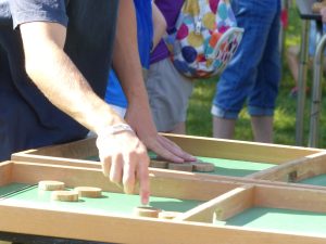 Jeux traditionnels en bois à Sanguinet